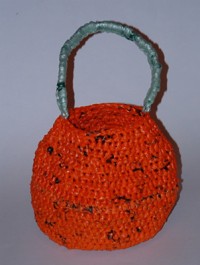 Orange Parn Trick or Treat Basket