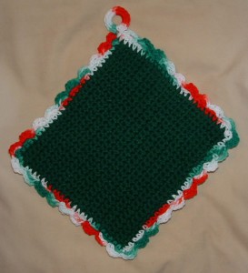 Vintage Bloomers Potholder вЂ“ Free Crochet Pattern