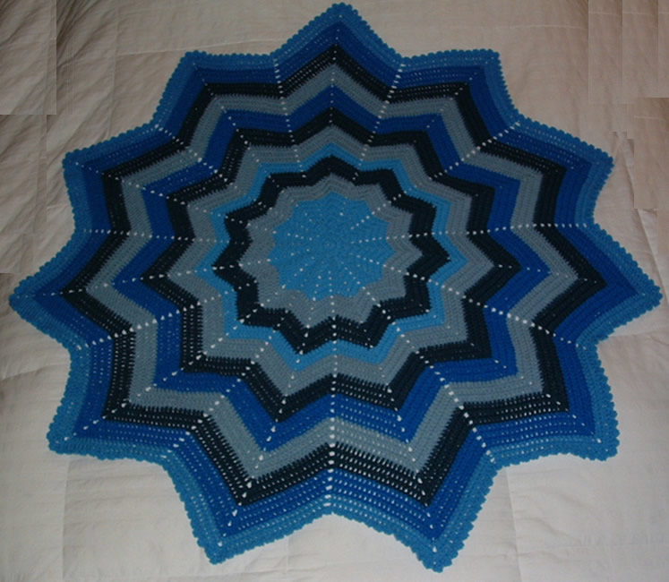 Crochet: cheveron pattern, ripple afghan pattern, lionbrand com